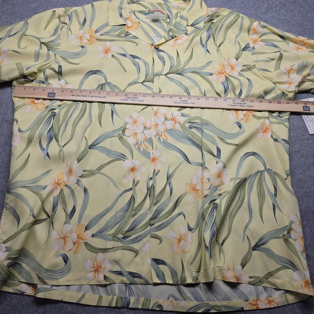Vintage 90's NWT Paradise Found Mens 3XL 100% Rayon Hawaiian Shirt Made Hawaii - Picture 4 of 15